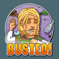 NIRVANA kurt cobain grunge is dead band sticker 22