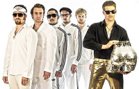 Planet Booty Band Sticker