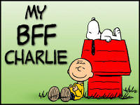 Charlie Brown and Snoopy Color Decal 3