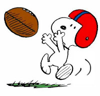 peanuts football clipart 9