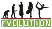 Yoga Evolution Bumper Sticker