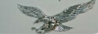 Eagle Chrome Emblem LEFT