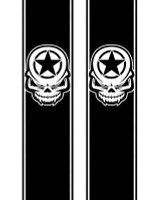 Military Army Skull with Star Combo Kit