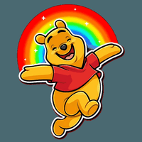 Winnie the Pooh Funny Cartoon Sticker Decal 24