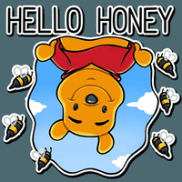 Winnie the Pooh Funny Cartoon Sticker Decal 31