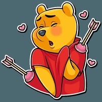 Winnie the Pooh Funny Cartoon Sticker Decal 32