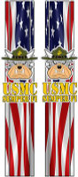 MILITARY USA FLAG usmc bulldog COMBO KITS