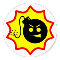 Bomb Window Decal Car Sticker  5 Bomb Window Decal Car Sticker  5