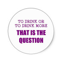 funny drinking sticker question funny sticker