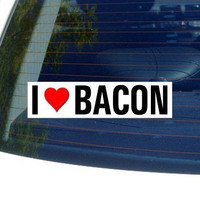 i love bacon funny sticker