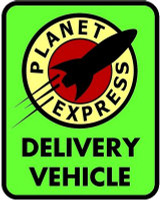 Planet Express Vinyl Decal