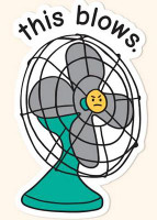 This Blows FUNNY Sticker