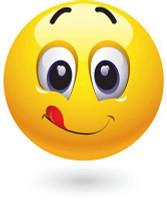 Smiley happy with Tonge Sticker