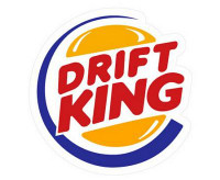 Drift King funny color auto sticker