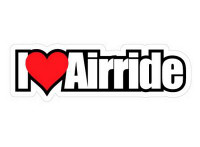 I Heart Air ride funny color auto sticker