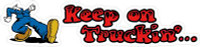 KEEP ON TRUCKIN STICKER 2