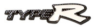 TYPE R Carbon Fiber WHITE Emblem