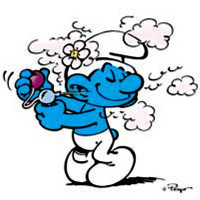 Vanity Smurf Decal 1430