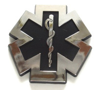 EMT Chrome and Black Emblem