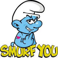 SMURF YOU STICKER