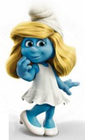 smurfette color movie sticker