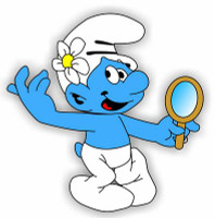 Vanity Smurf Color Sticker 2