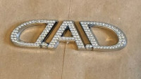 DAD Bling Chrome Emblem