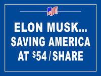ELON SAVING AMERICA TWITTER STICKER