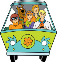 SCOOBY VAN GROUP STICKER