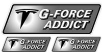 Tesla Motors G-FORCE ADDICT gray