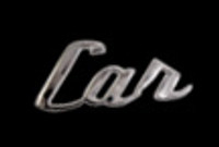 Car Script Chrome METAL Auto Emblem