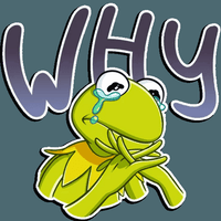 kermit the FROG muppet show sticker 7