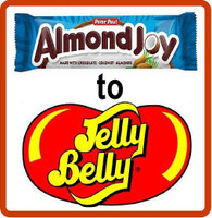 Almond Joy to Jelly Belly CANDY LOGOS