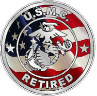 Retired Military Stickers