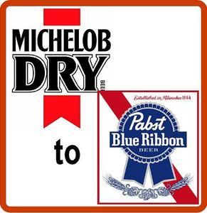 Michelob to PBR BEER LOGOS