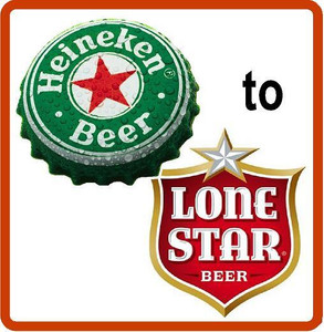 Heineken to Lone Star BEER LOGOS