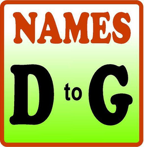 Names D to G