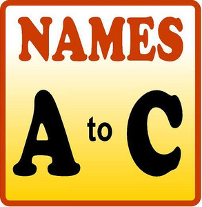 Names A to C