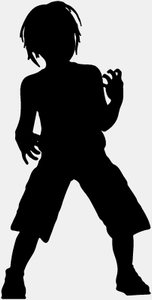 Children Silhouette Decals