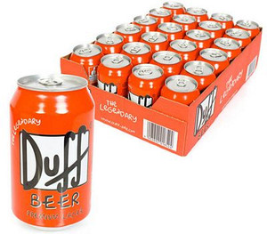 Duff Beer 24 Case of Cans Sticker