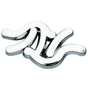 Wrestling Stick Figure Chrome Emblem