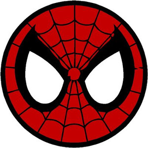Spiderman Circle Logo Sticker NEW