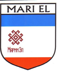 Mari El Flag Crest Decal Sticker