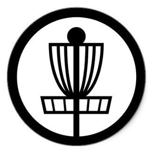 Disc Golf Goal Digital Decal 1