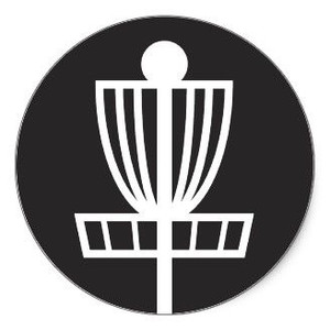 Disc Golf Goal Digital Decal 2