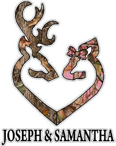 CUSTOM DEER HEART DIGITAL DECAL