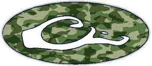 DRAKE OVAL DECAL - Green Camo FILL