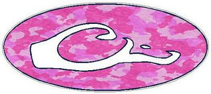 DRAKE OVAL DECAL - Pink Camo FILL