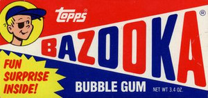 Bazooka GUM STICKER