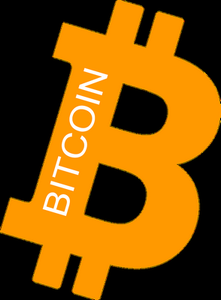 bitcoin B LOGO decal